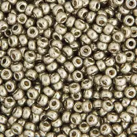 Duracoat Galvanized LightPewter Miyuki 8/0 Seed Beads, 250g, Colour 4221