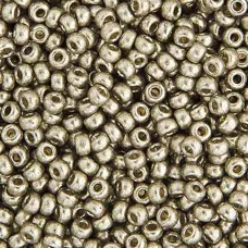 Duracoat Galvanized Light Pewter Miyuki Size 8/0 seed beads, Colour 4221, 22gm