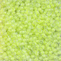 Luminous Limeade Miyuki 8/0 Seed beads, colour 1119, 22g approx.