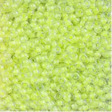 Luminous Limeade Miyuki 8/0 Seed beads, colour 1119, 22g approx.