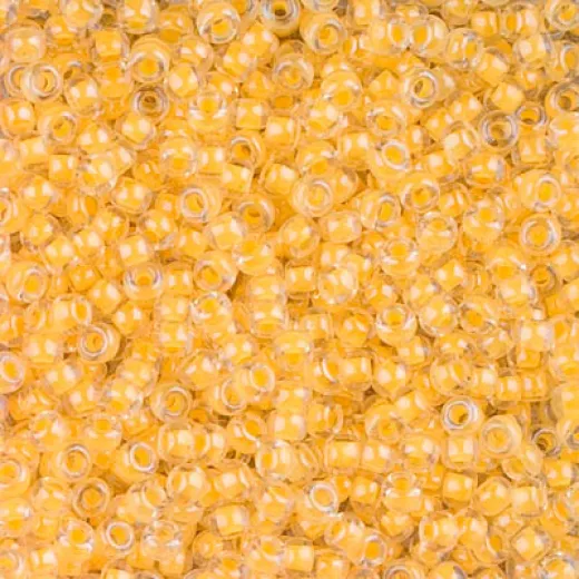 Luminous Sun Glow Miyuki 8/0 Seed beads, colour 1121, 22g approx. Luminous Sun Glow Miyuki 8/0 Seed beads, colour 1121, 22g approx.