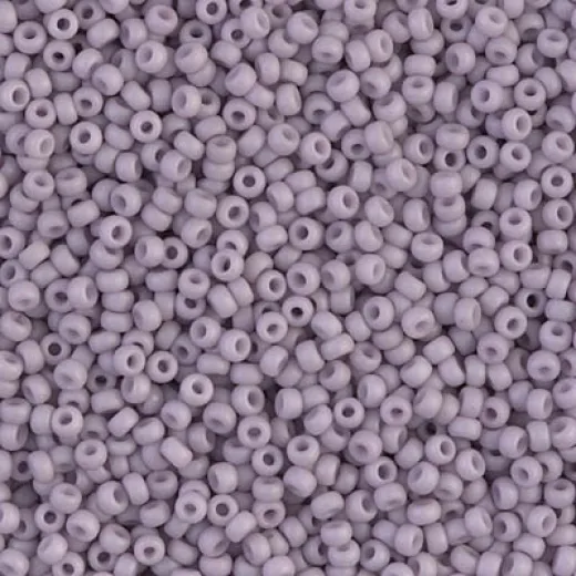 Matte Opaque Light Mauve Miyuki Size 8/0 seed beads, Colour 2025, 250gm Wholesale pack Matte Opaque Light Mauve Miyuki Size 8/0 seed beads, Colour 2025, 250gm Wholesale pack