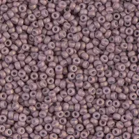 Matte Opaque Antique Rose Gold Luster Miyuki Size 8/0 seed beads, Colour 2034, 22gm