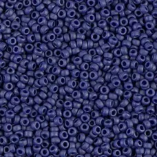 Matte Opaque Metallic Royal Blue Miyuki Size 8/0 seed beads, Colour 2039, 22gm