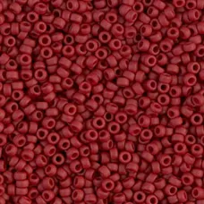 Matte Opaque Metallic Dark Maroon Miyuki Size 8/0 seed beads, Colour 2040, 22gm