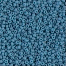 Matte Opaque Pale Denim Luster Miyuki Size 8/0 seed beads, Colour 2074, 22gm