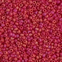 Matte Opaque Red Luster Miyuki Size 8/0 seed beads, Colour 2076, 250gm Wholesale pack