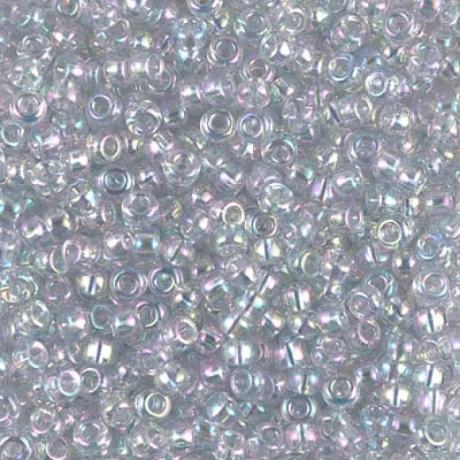 Transparent Glazed Luster Rainbow, Size 8/0 seed beads,, colour 2443, 22g approx. Transparent Glazed Luster Rainbow, Size 8/0 seed beads,, colour 2443, 22g approx.