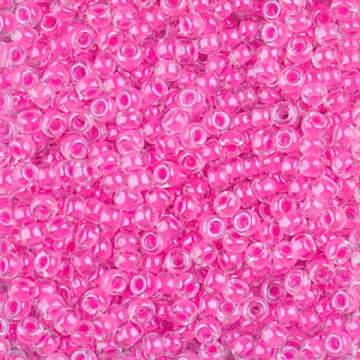 Luminous Hot Magenta Miyuki 8/0 Seed beads, 4302, 22g approx. Luminous Hot Magenta Miyuki 8/0 Seed beads, 4302, 22g approx.