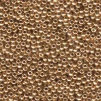 Bright Copper Plated  Miyuki Size 8/0 seed beads, Colour  0187, 22gm