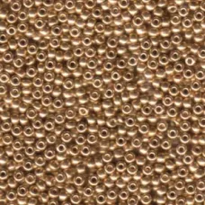 Bright Copper Plated  Miyuki Size 8/0 seed beads, Colour  0187, 22gm