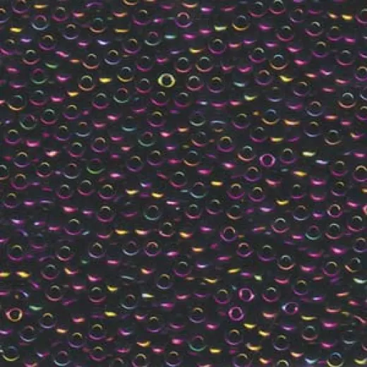 Metallic Dark Plum Iris Miyuki Size 8/0 seed beads, Colour Code 0454, 22gm Metallic Dark Plum Iris Miyuki Size 8/0 seed beads, Colour Code 0454, 22gm
