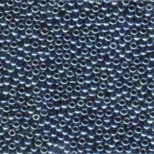 Gunmetal  Iris Miyuki Size 8/0 seed beads, Colour  456, 22g