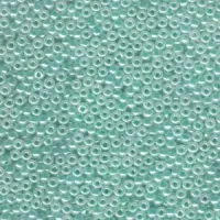 Turquoise Ceylon Miyuki Size 8/0 seed beads, Colour 536, 250gm
