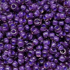 Fancy Lined Lavender, Miyuki size 8/0 seed beads, colour 2264, 22g pack