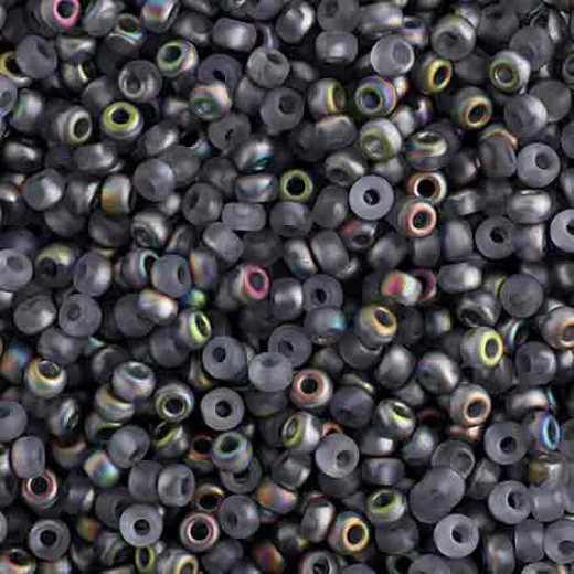 Crystal Vitrail Matte Miyuki Size 8/0 seed beads, Colour 4557, 22gm Crystal Vitrail Matte Miyuki Size 8/0 seed beads, Colour 4557, 22gm