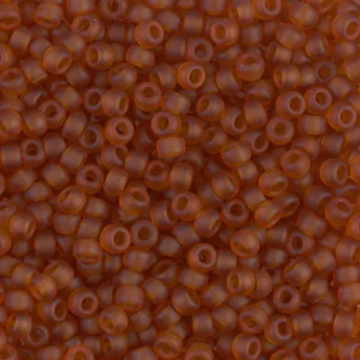 Matte Transparent Topaz Miyuki 8/0 Seed beads, colour 133F, 250g approx.