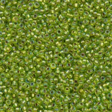 Silver Lined Chartreuse AB Miyuki Size 11/0 Colour 1014 22gm