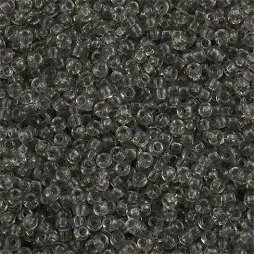 Transparent Taupe Miyuki Size 8/0 seed beads, Colour 2412 22gm Transparent Taupe Miyuki Size 8/0 seed beads, Colour 2412 22gm