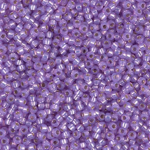 Lilac S/L Opal Dyed Alabaster Colour -0574 Miyuki 15/0 Seed Beads, 8.2gm apprx. Lilac S/L Opal Dyed Alabaster Colour -0574 Miyuki 15/0 Seed Beads, 8.2gm apprx.