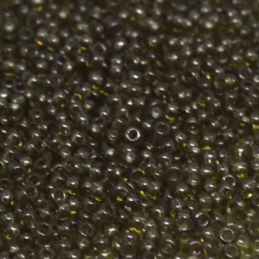 Dark Olive Transparent Gold Luster, Colour 1886, Miyuki 11/0, 22g approx. 