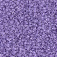Semi-frosted Lilac Lined Crystal, Colour 1924, Miyuki 11/0, 22g approx.
