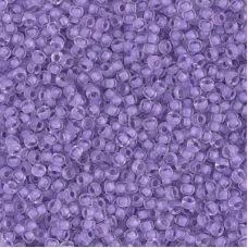 Semi-frosted Lilac Lined Crystal, Colour 1924, Miyuki 11/0, 22g approx.
