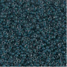 Semi-frosted Slate Blue Lined Grey, Colour 1938, Miyuki 11/0, 22g approx.