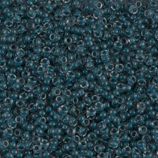 Semi-frosted Slate Blue Lined Grey, Colour 1938, Miyuki 11/0, 22g approx.