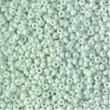 Light Mint Opaque, Colour 3318, Miyuki 11/0, 22g approx.
