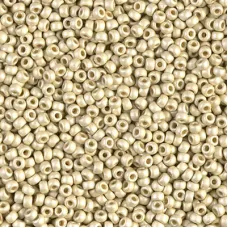 Matte Galvanised Silver Duracoat, Colour 4201F, Miyuki 11/0, 22g approx.
