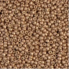 Matte Galvanised Champagne Duracoat, Colour 4204F, Miyuki 11/0, 22g approx.