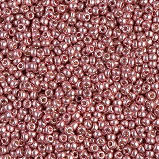 Galvanised Dark Coral Duracoat, Colour 4209, Miyuki 11/0, 22g approx.