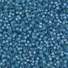 Silver Lined Aqua Duracoat, Colour 4242, Miyuki 11/0, 22g approx.