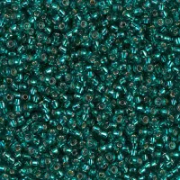Teal Caribbean Silver Lined, Colour 2425, Miyuki 11/0, 22 Grams