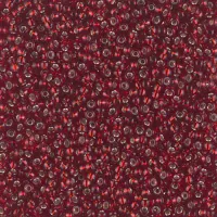 Silverlined Dark Ruby, Colour 2427, Miyuki 11/0, 22g approx.