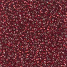 Silverlined Dark Ruby, Colour 2427, Miyuki 11/0, 22g approx.