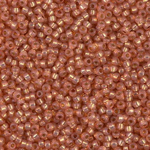 Rose Gold Silverlined Duracoat, Colour 4233, Miyuki 11/0, 22g approx. Rose Gold Silverlined Duracoat, Colour 4233, Miyuki 11/0, 22g approx.