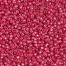 Hibiscus Silverlined Alabaster Dyed Duracoat, Colour 4239, Miyuki 11/0, 22g appr...