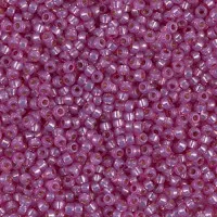Silver Lined Lilac Duracoat, Colour 4246, Miyuki 11/0, 22g approx.