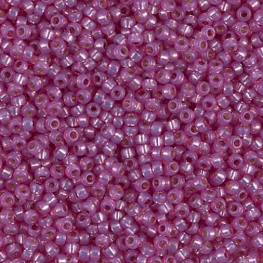 Silver Lined Lilac Duracoat, Colour 4246, Miyuki 11/0, 22g approx. Silver Lined Lilac Duracoat, Colour 4246, Miyuki 11/0, 22g approx.