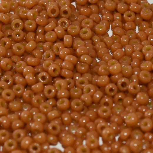 Opaque Cedar Duracoat, Miyuki 15/0 Seed Beads, Colour 4457, 8.2g approx. Opaque Cedar Duracoat, Miyuki 15/0 Seed Beads, Colour 4457, 8.2g approx.