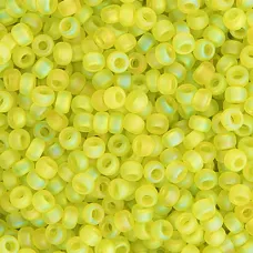 Transparent ChartreuseMatte AB Miyuki Size 8/0 seed beads, Colour 143FR, 22gm