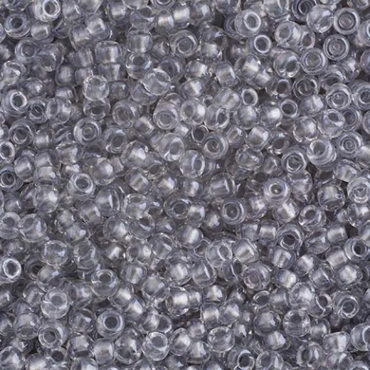 Sparkle Pewter Lined Crystal, Colour-0242, Miyuki 11/0, 22g Sparkle Pewter Lined Crystal, Colour-0242, Miyuki 11/0, 22g