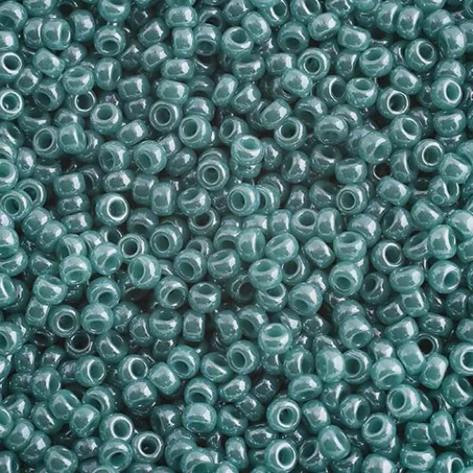 Turquoise Green Opaque Luster, Colour-0435, Miyuki 11/0, 22g Turquoise Green Opaque Luster, Colour-0435, Miyuki 11/0, 22g