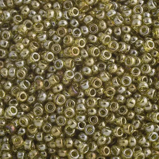 Transparent Golden Olive Luster Miyuki 11/0 Seed Beads, 250g, Colour 1889 Transparent Golden Olive Luster Miyuki 11/0 Seed Beads, 250g, Colour 1889