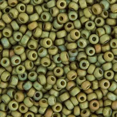 Lt. Olive Opaque Matte Luster, Colour-2033, Miyuki 11/0, 22g