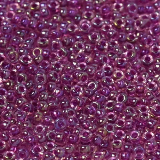 Bulk Bag Magenta Fancy Lined Size 11/0 Miyuki Seed beads, Colour 3529, 250g Bulk Bag Magenta Fancy Lined Size 11/0 Miyuki Seed beads, Colour 3529, 250g