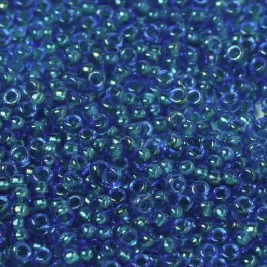 Teal Blue Fancy Lined Size 11/0 Miyuki Seed beads, Colour 3537, 250g Teal Blue Fancy Lined Size 11/0 Miyuki Seed beads, Colour 3537, 250g