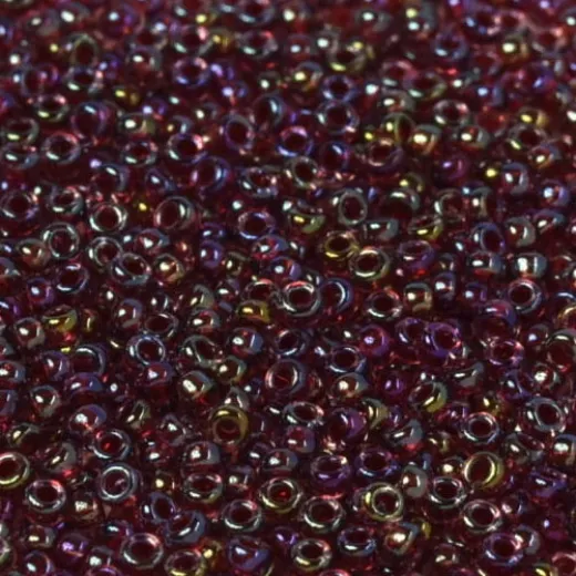 Rust Fancy Lined Size 11/0 Miyuki Seed beads, Colour 3737, 22g approx.